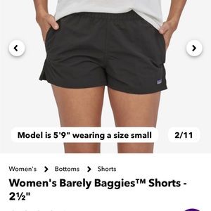 Patagonia barely baggie shorts